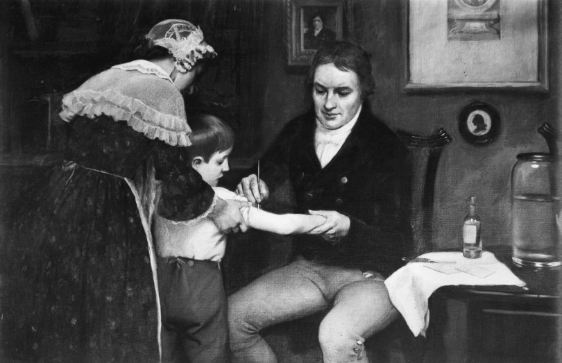 Dr.Edward Jenner Vaccinating Young Boy